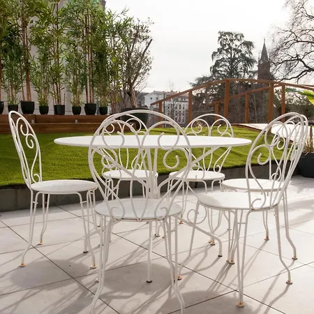 Centre-ville 117m2 - Grande Terrasse - 2 - 2 Grand Lits - 1 Canape Lit Apartamento *